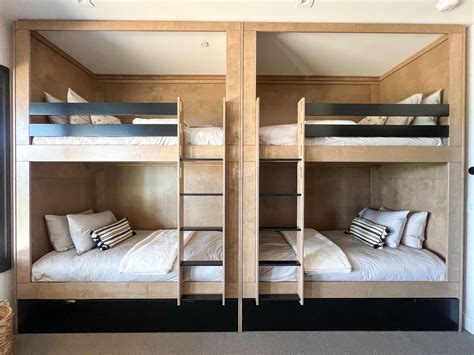 Modern Bunk Room With Built In Bunk Beds Which Sleeps 8 Etsy Hong Kong