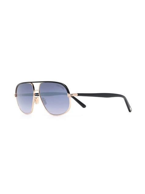 Tom Ford Eyewear Pilot Style Frame Sunglasses Farfetch