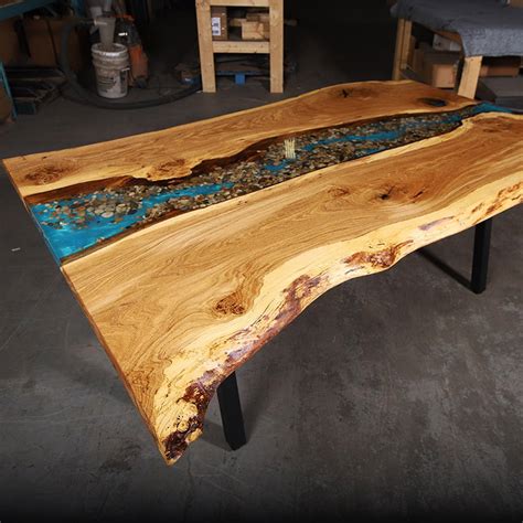 Please read our faqs here. White Oak Dining River Table - Anglewood Live Edge Custom ...