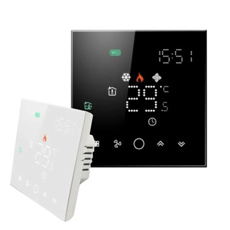 Touch Screen Fan Coil Thermostat Smart WiFi Thermostat For Room China Smart Thermostat And