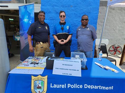 Laurel Police Department Collects Supplies, Funds for those affected by