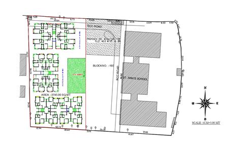 Residential Area Planning Cadbull