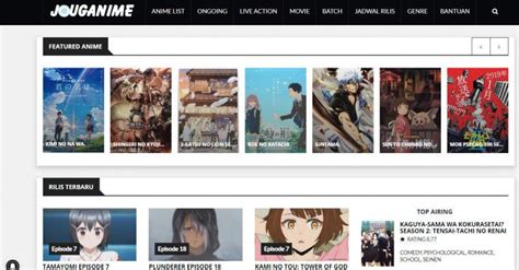15 Situs Nonton Anime Online Sub Indo Gratis 2021