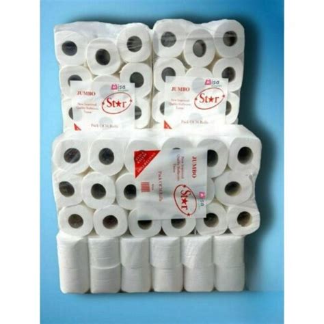 144 Toilet Rolls 2 Ply 200 Sheet Tissue Luxury Quilted Paper 4 Cases