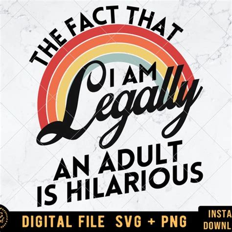 Legally Adult Technically Teenager Svg Png 18th Birthday Etsy