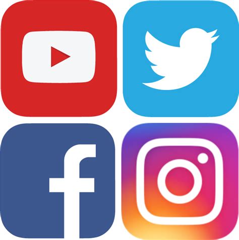 Download Facebook Twitter Instagram Icons Png Social Media Icons