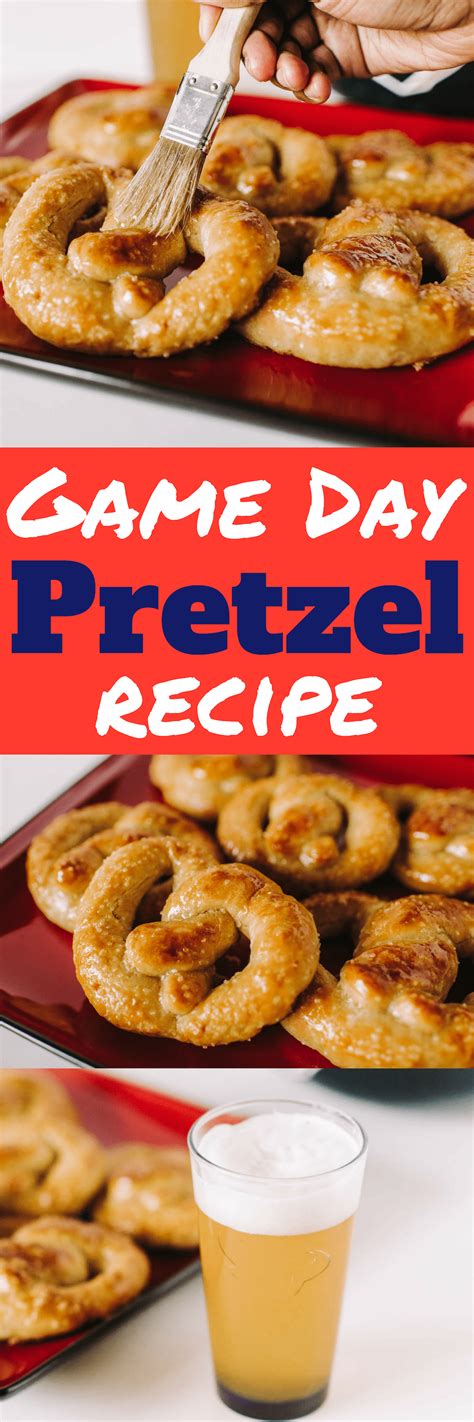 Game Day Recipe Soft Buttery Pretzels Sideline Socialite