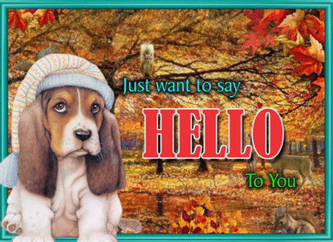 Just Want To Say Hello To You Free Hi Hello Ecards Greeting Cards