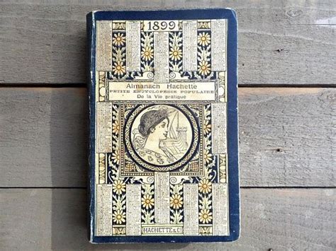 1899 Antique French Almanac Popular Encyclopedia Of Etsy French