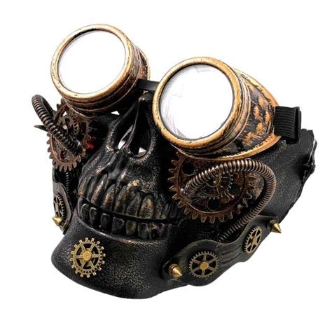 Steampunk Skull Mask Steampunkstyler