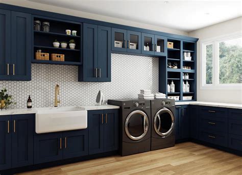 Blue Kitchen Cabinets Are Right Behind White Bob Vila