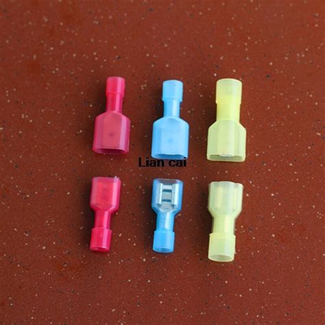 150pcs Wire Cable Connectors Nylon Fully Insulated Spade Male And Female