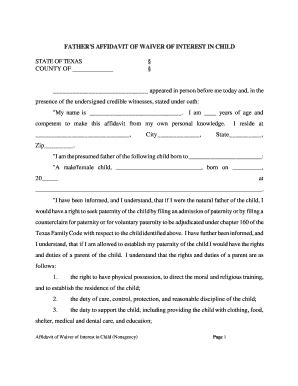 Voluntary Relinquishment Printable Termination Of Parental Rights Form