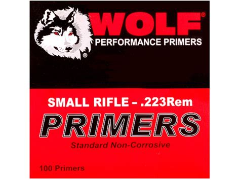 Wolf Small Rifle Primers 223 Remington Box Of 1000