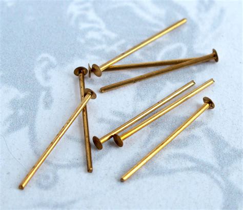 Brass Head Pins Brooklyn Charm