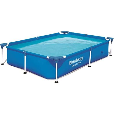 Intex 28272 Metal Frame Rectangular Pool Without Filter Pump 3834 L