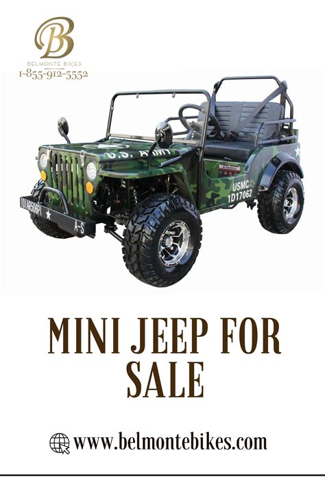 Off-Road Bliss: Belmonte Bikes' Mini Jeep for Sale Collection Beckons