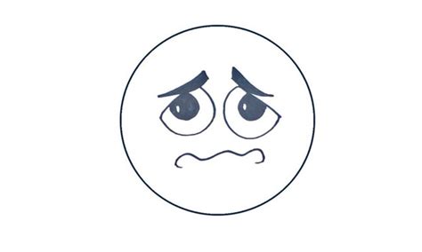 Sad Face Emoji Drawing
