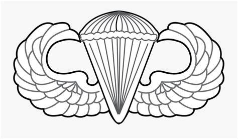 File United States Air Master Parachutist Badge Free Transparent