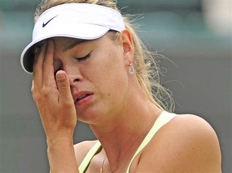 Maria Sharapova Shrieks With Pain As Sabine Lisicki Sends Her Crashing