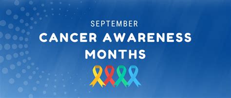 September Is Pediatric Blood Ovarian And Prostate Cancer Awareness