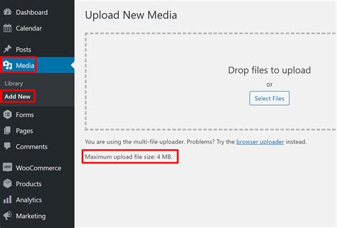 How To Increase The Maximum File Upload Size In Wordpress 5 Methods