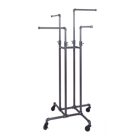 Choose from contactless same day delivery, drive up and more. Econoco Pipeline Gray Steel Adjustable Clothes Rack with ...