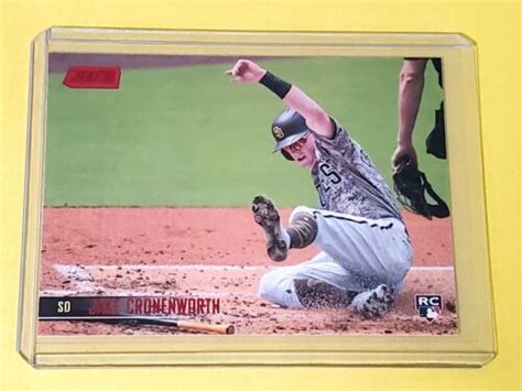 Jake Cronenworth Rc 2021 Topps Stadium Club Red Foil Rookie Card 181