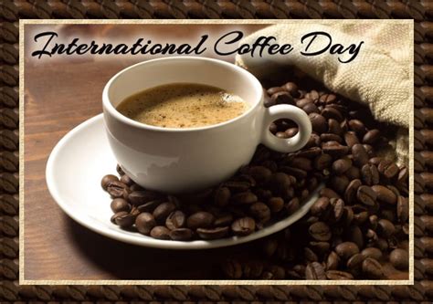 International Coffee Day Card Free International Coffee Day Card
