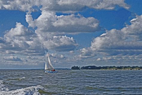 Sailboat On The Rappahannock River Created By Imagraphy Studio