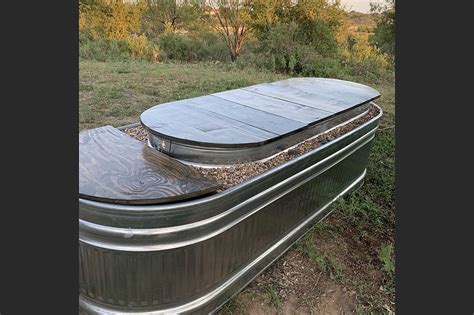 Move Over Elsie — Never Mind The Livestock Make Yourself A Hot Tub Out Of A Stock Tank