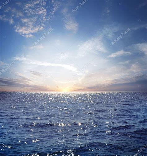 Blue Sky And Ocean Stock Photo By ©artcasta 3782372