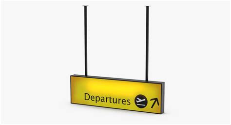 Airport Departure Sign 01