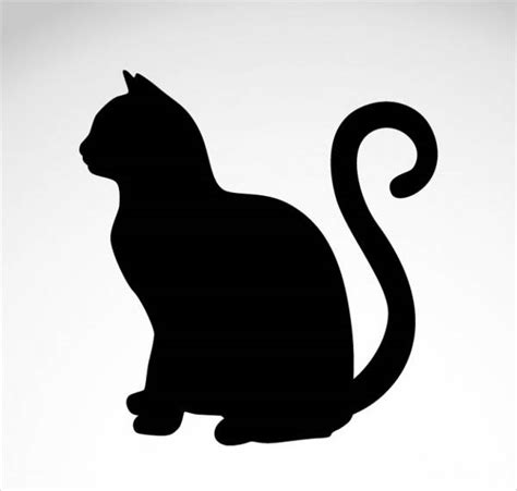 Free 9 Cat Silhouettes In Vector Eps Ai