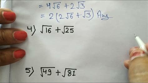 Addition Of Square Root Square Root Addition Trick Easily Solve