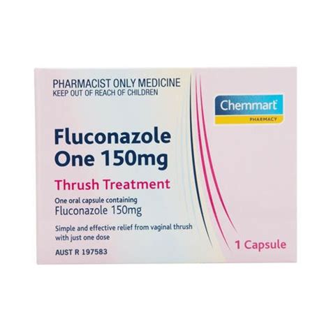150 Mg Fluconazole One Capsules Packaging Size 1 Capsule Packaging