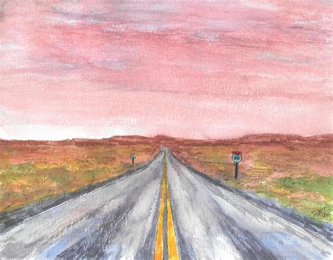 Route 66 Painting By Red