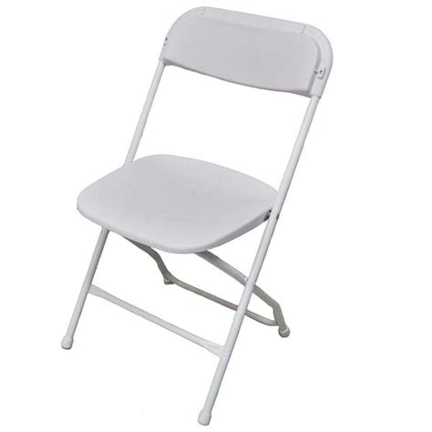 0001384 Wedding White Plastic Folding Chair 600 