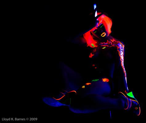 Blacklight Beast Lloyd Barnes Photographer Megan MUA Berryshine