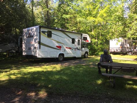 Voyageur Provincial Park Campground Chute à Blondeau Ontario Canada