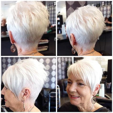Grey Hair Pixie Haircuts Short Hairstyles For Fine Hair Over 60 50