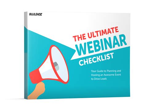 The Ultimate Webinar Checklist Bluleadz