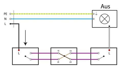 Schaltplan eines bewegungsmelders mit zwei oder mehr lampen. Die Kreuzschaltung: Schaltplan und Funktion - Ratgeber ...
