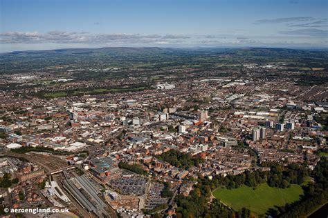 Aeroengland Aerial Photograph Of Preston Lancashire England