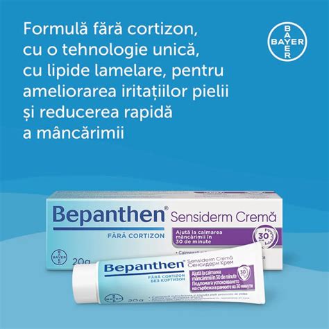 Crema Bepanthen Sensiderm 20 G Bayer Drmax Farmacie