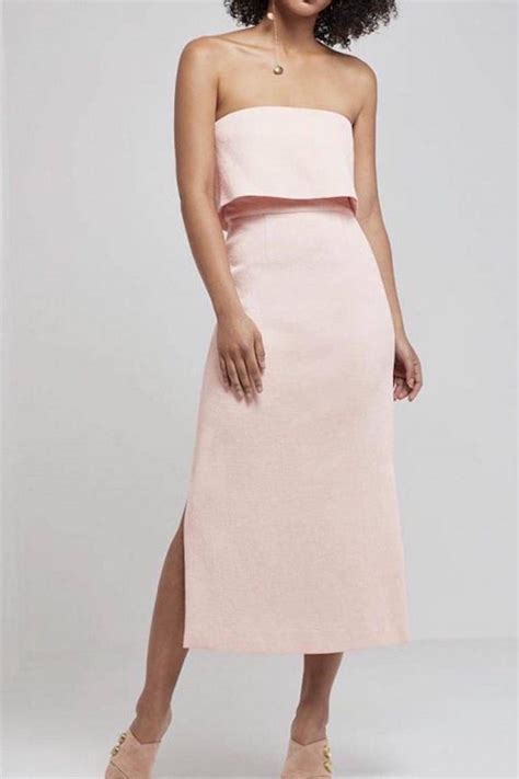 C/MEO COLLECTIVE Strapless Dress (With images) | Dresses, Strapless dress, Slim fit skirts