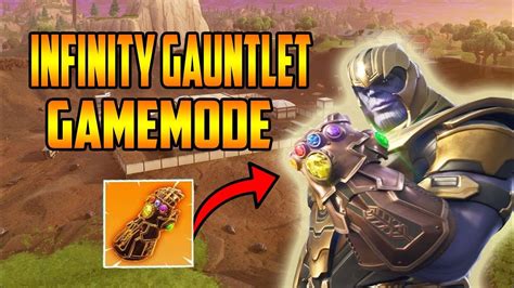 New Thanos Infinity Gauntlet Gameplay In Fortnite Youtube