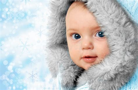 Winter Mountain Baby Stock Photo Image Of Copyspace 55489612