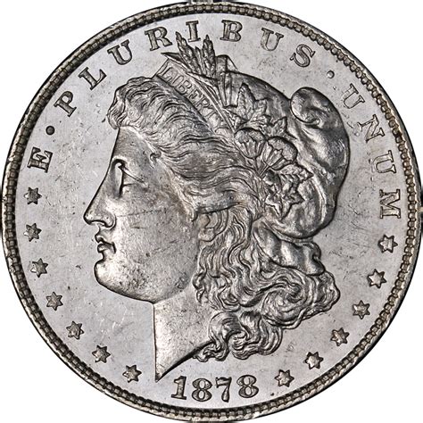 1878 P 7tf Morgan Silver Dollar Proof Like Choice Bu Blast White Strong