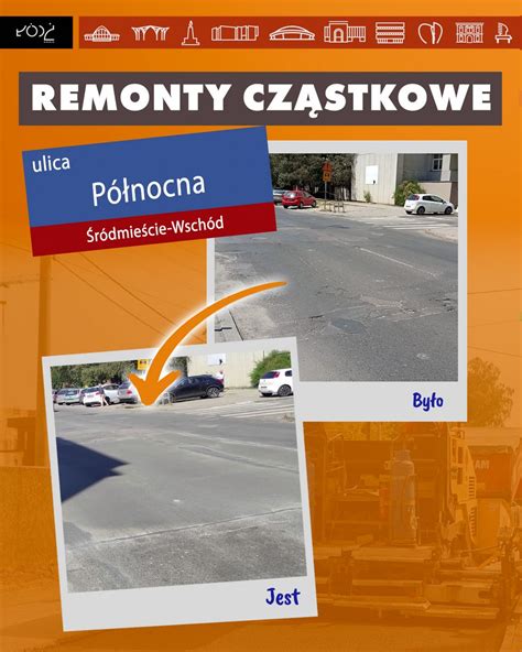 Remonty dróg w Łodzi Źródłowa i Północna z nowymi nawierzchniami